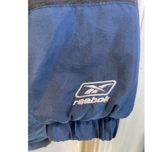 Reebox Vintage Cowboys Boys Kids M 10-12 Blue Nylon Coat - Picture 11 of 14